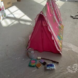 American Girl Wellie Wishers camping set